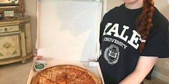 pizza yale admission