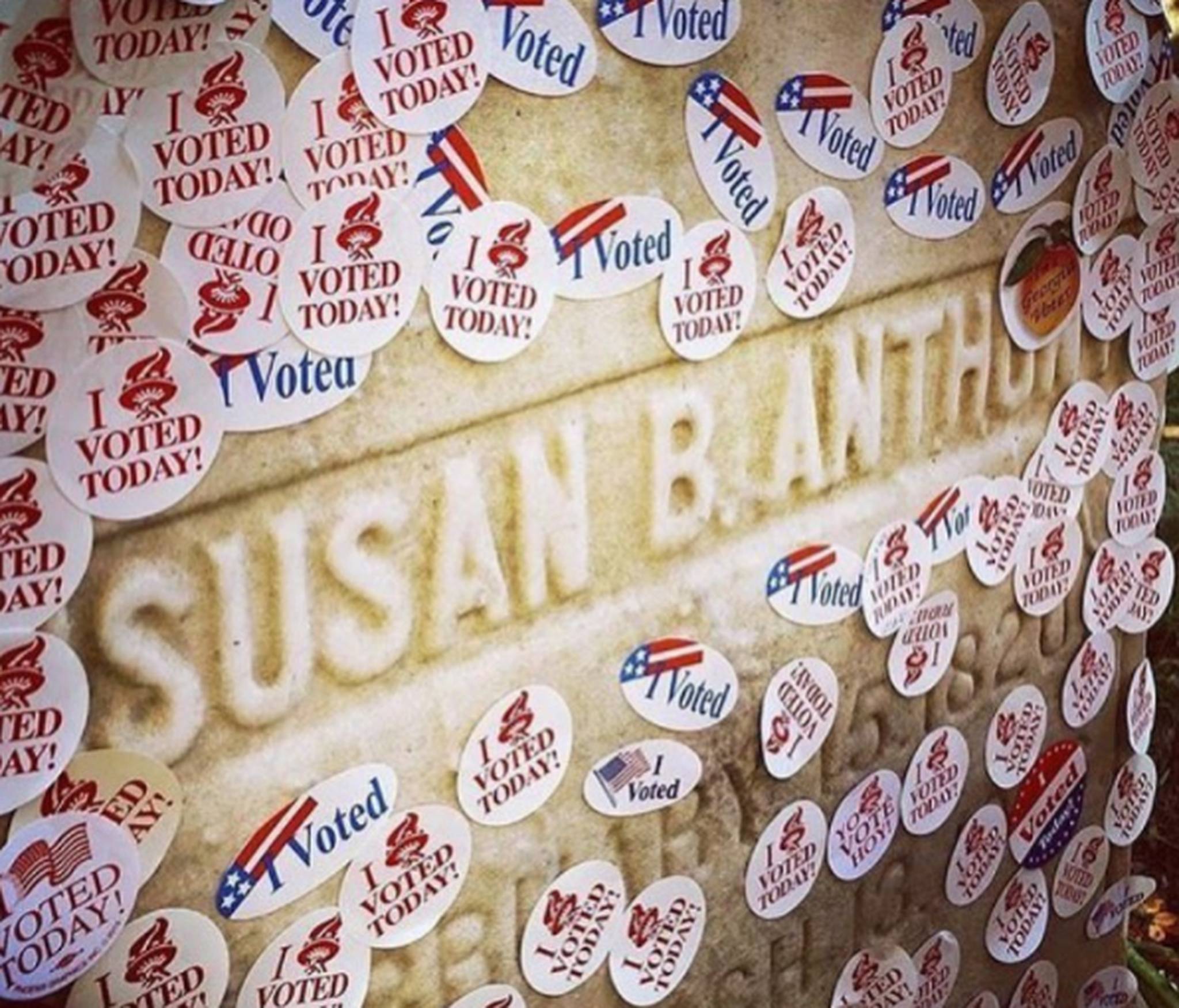 Women Are Decorating Susan B. Anthony's Grave With 'I Voted' Stickers