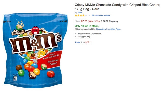 crispy m&ms