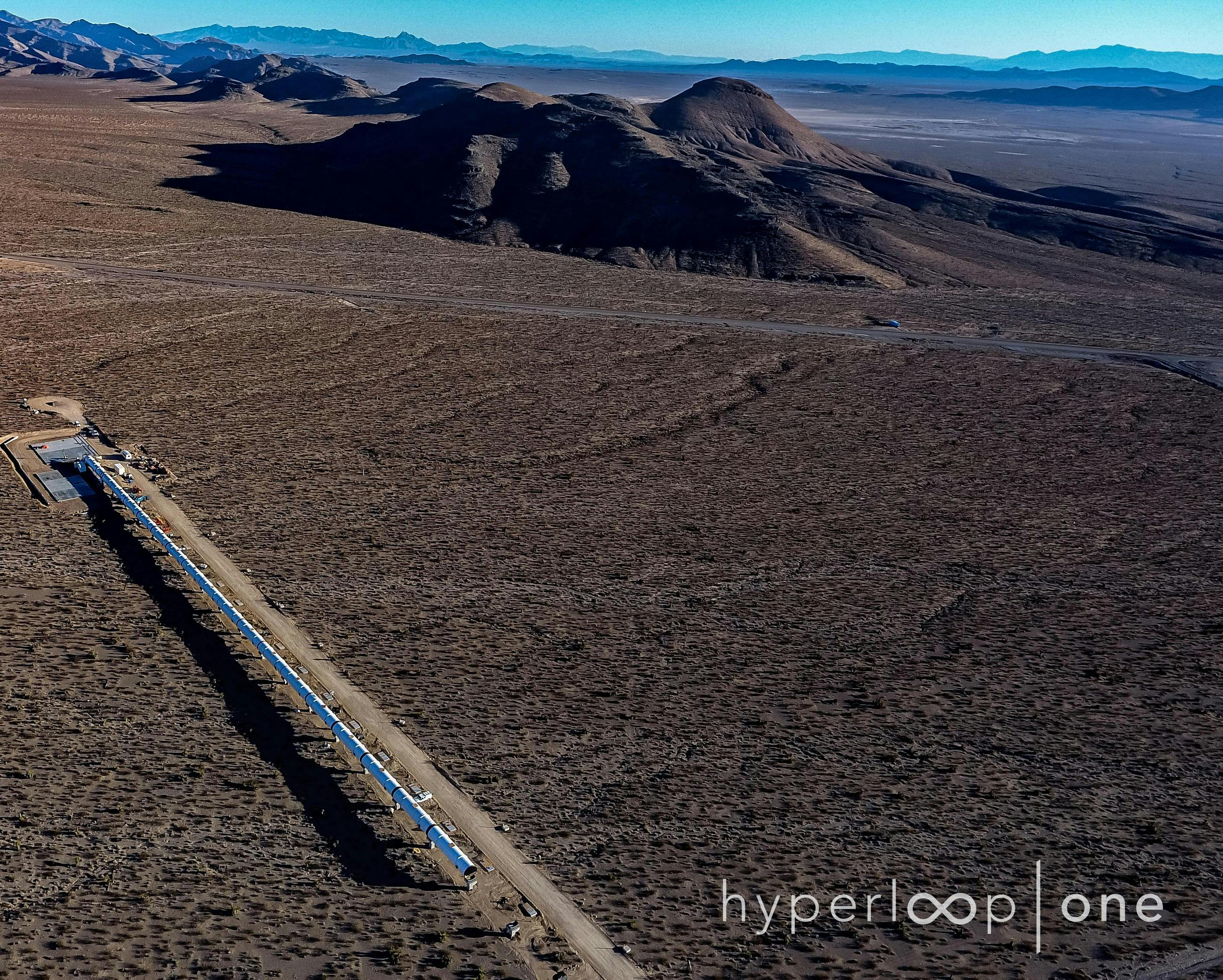 hyperloop one test track nevada