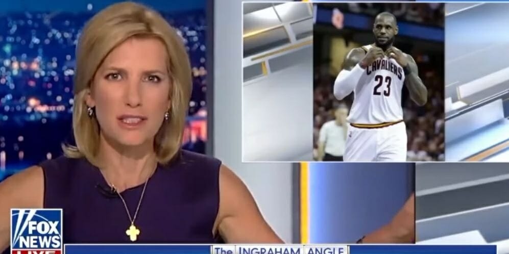 Lebron deals laura ingraham