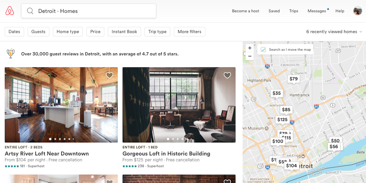 Detroit Quietly Banned Airbnb With New Zoning Ordinance