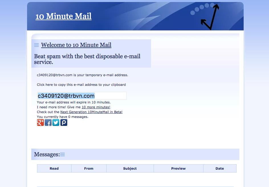 Best sites for temporary, disposable email address