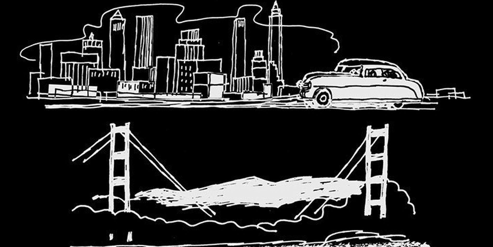 This illustrated version of Kerouac's 'On the Road' is incredible