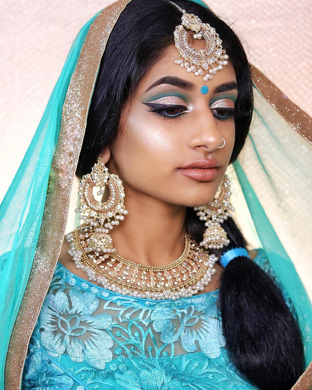 Makeup Artist Hamel Patel recreates the looks of Disney Princesses with Desi influences