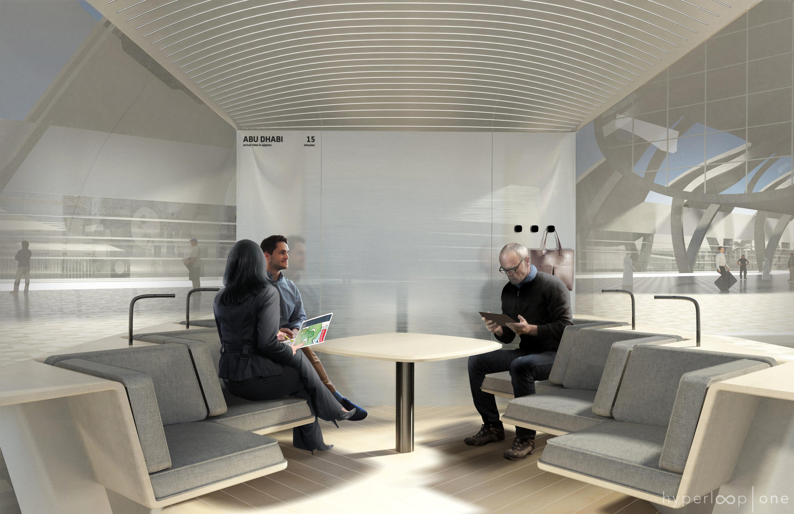 hyperloop one pod rendering