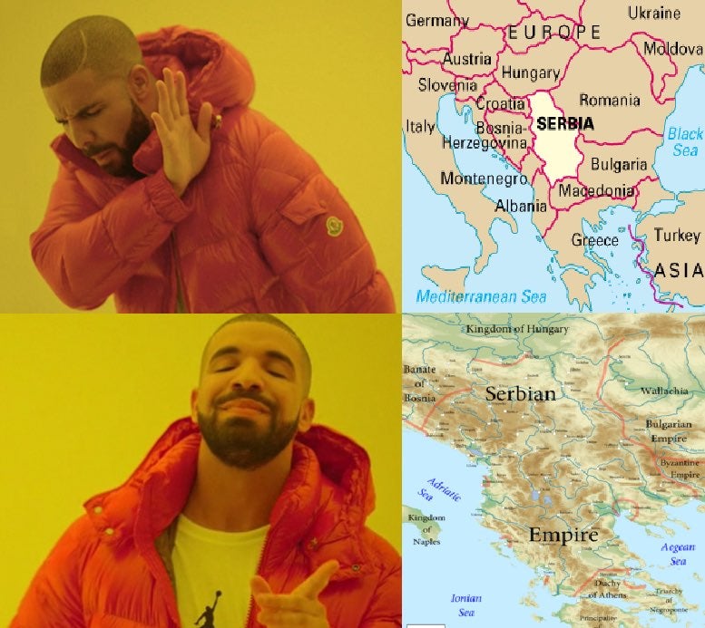 drake likes old serbia