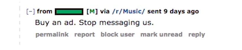 r/music mod loses patience