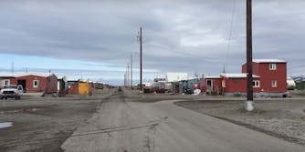 Global warming is allowing broadband internet access in Point Hope, Alaska.