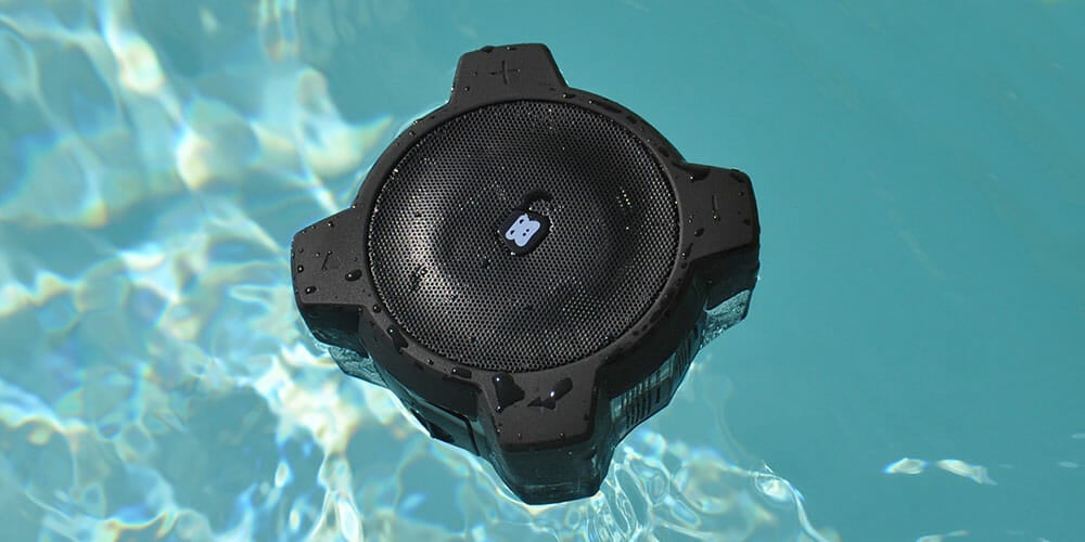 Take your jams to the pool with this floating Bluetooth speaker