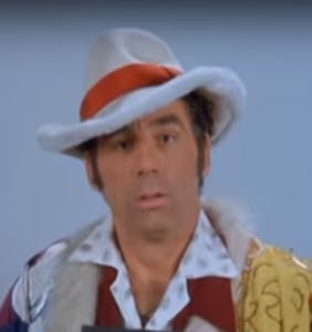 Kramer in hat