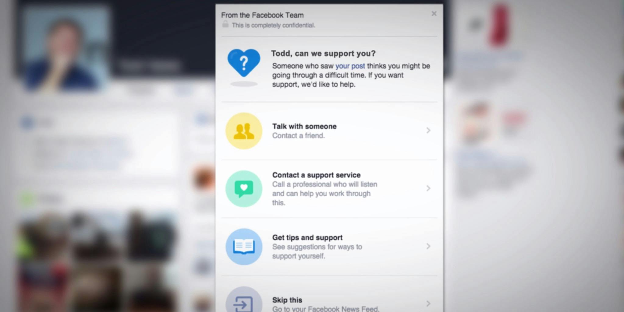 How Facebook's suicide-prevention features work to prevent self-harm