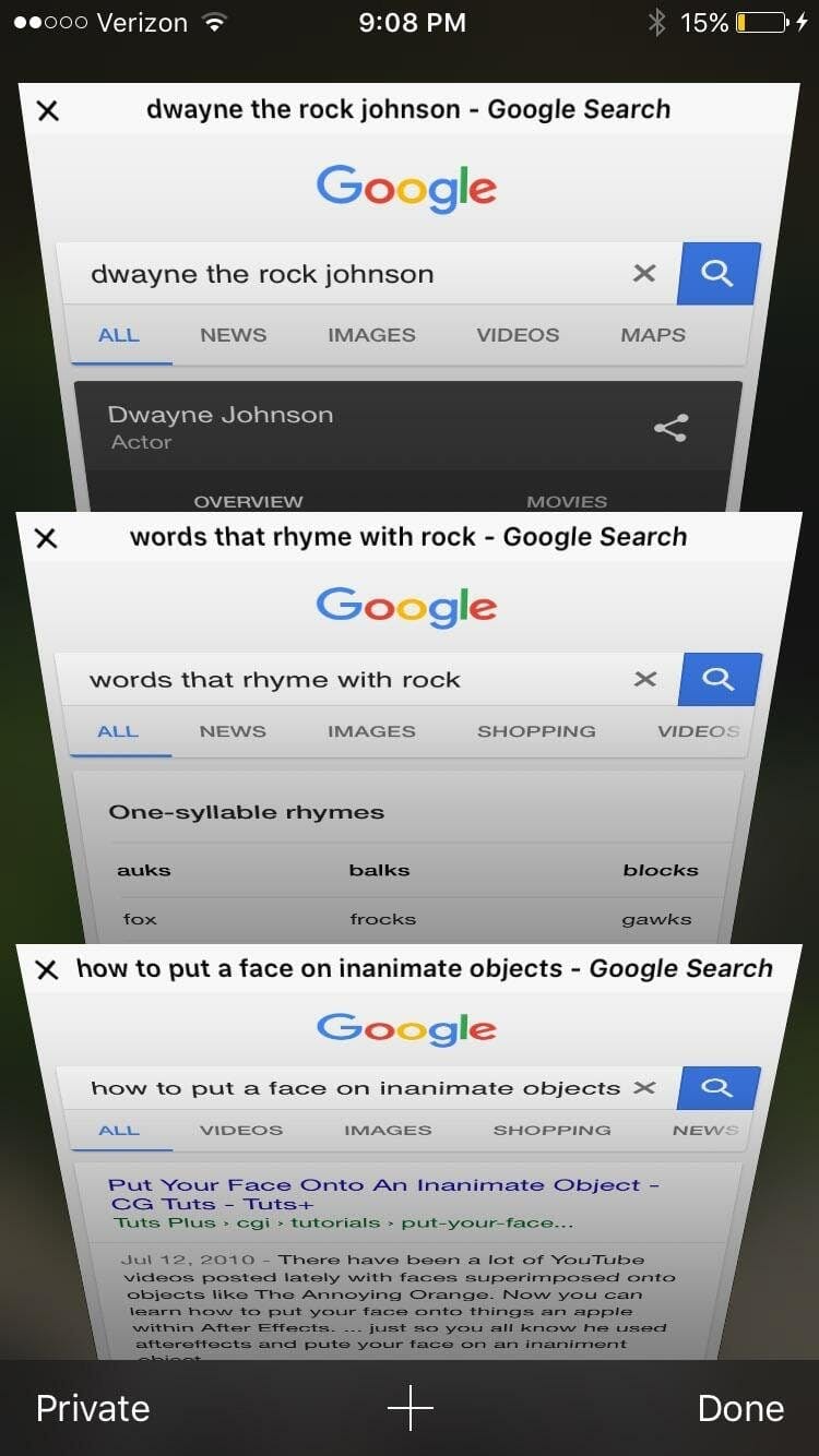 rock memes browser tabs