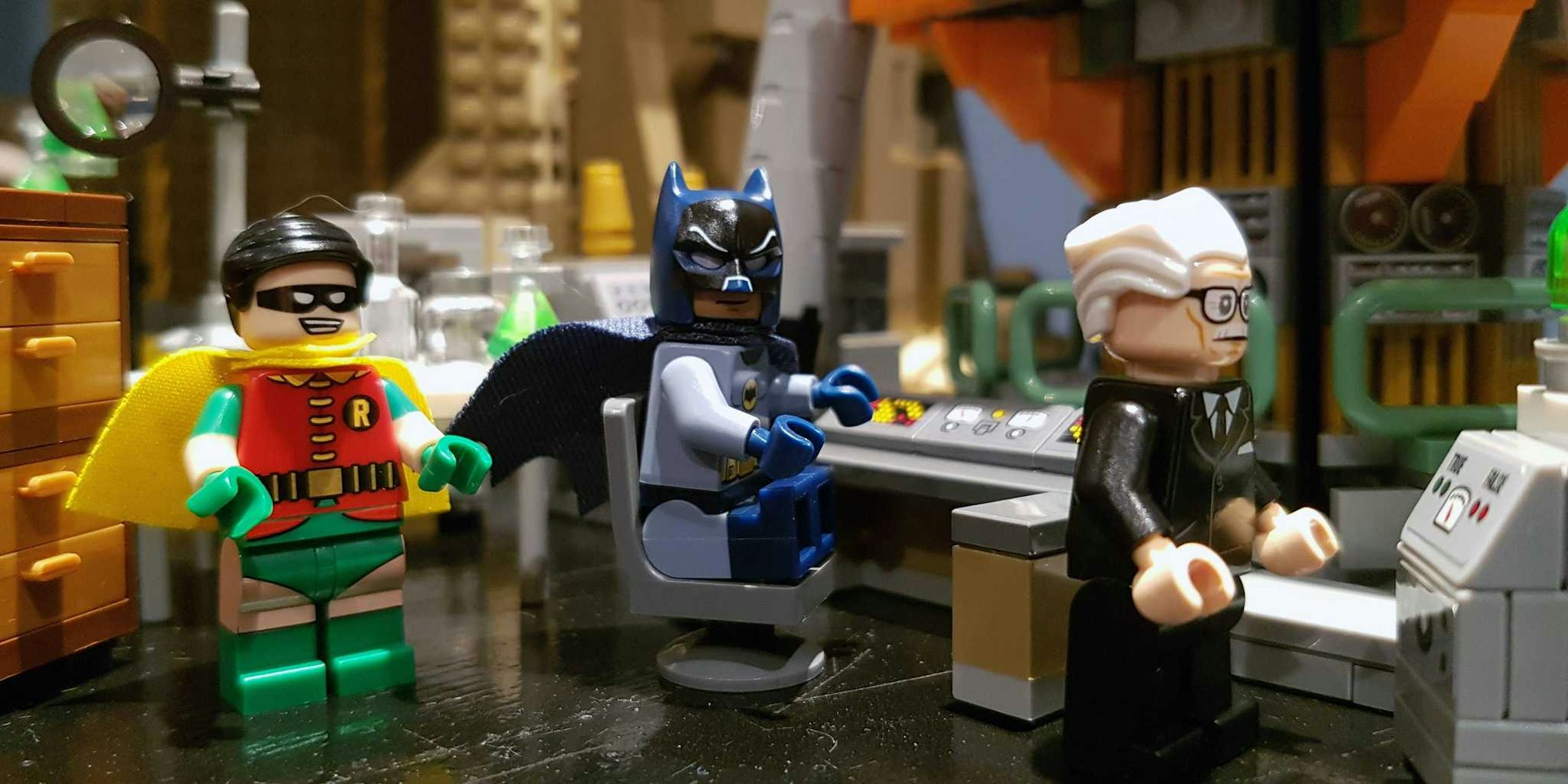 Batman & Alfred Show Robin The Batcave, The Lego Batman Movie