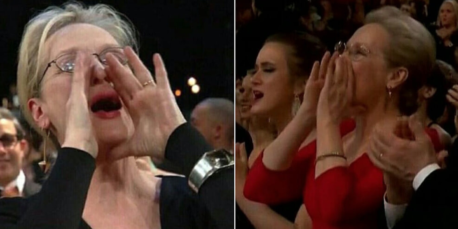 Meryl Streep meme updated at the Oscars.