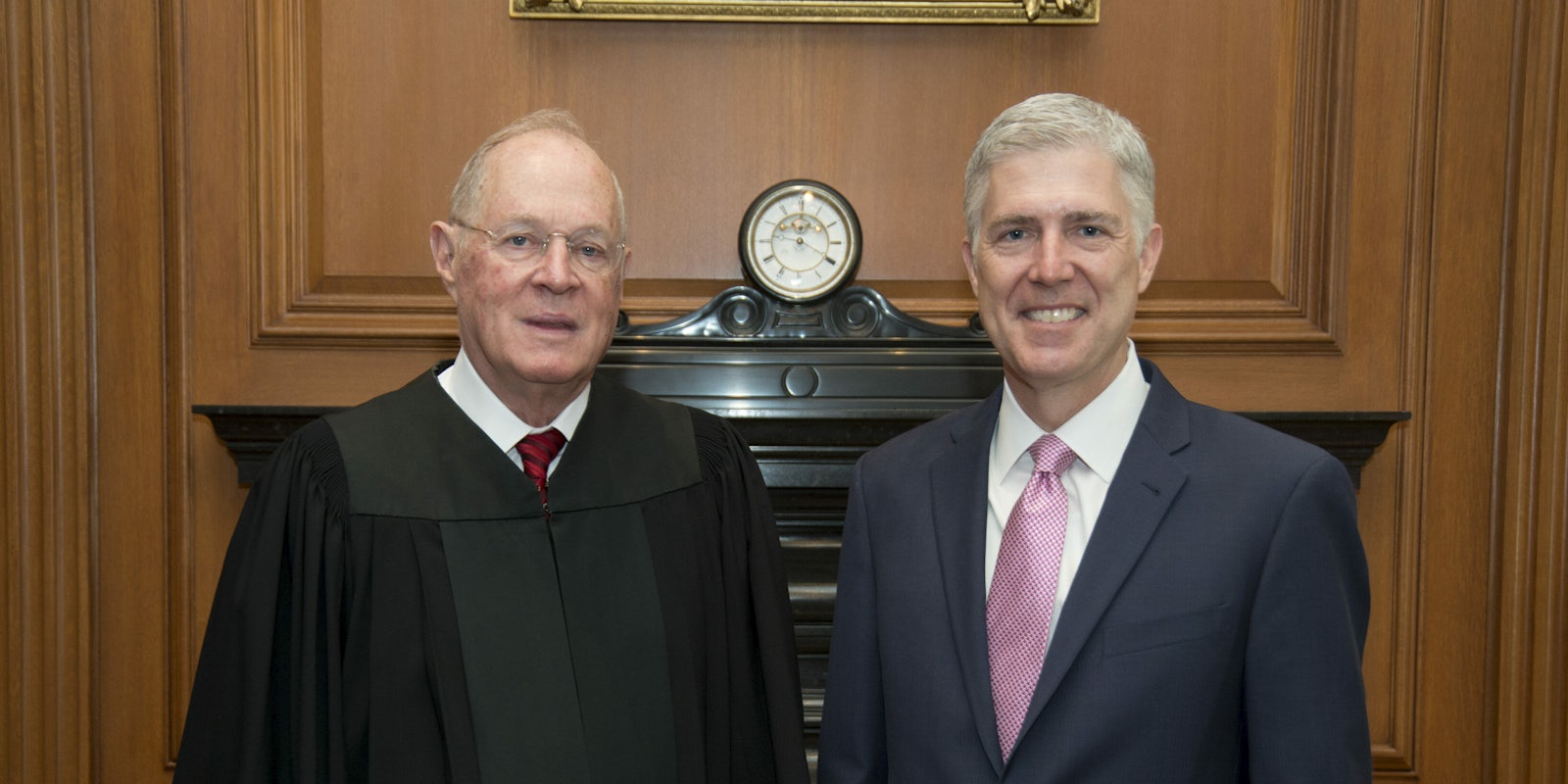 Supreme Court Justices Anothony Kennedy and Neil Gorsuch