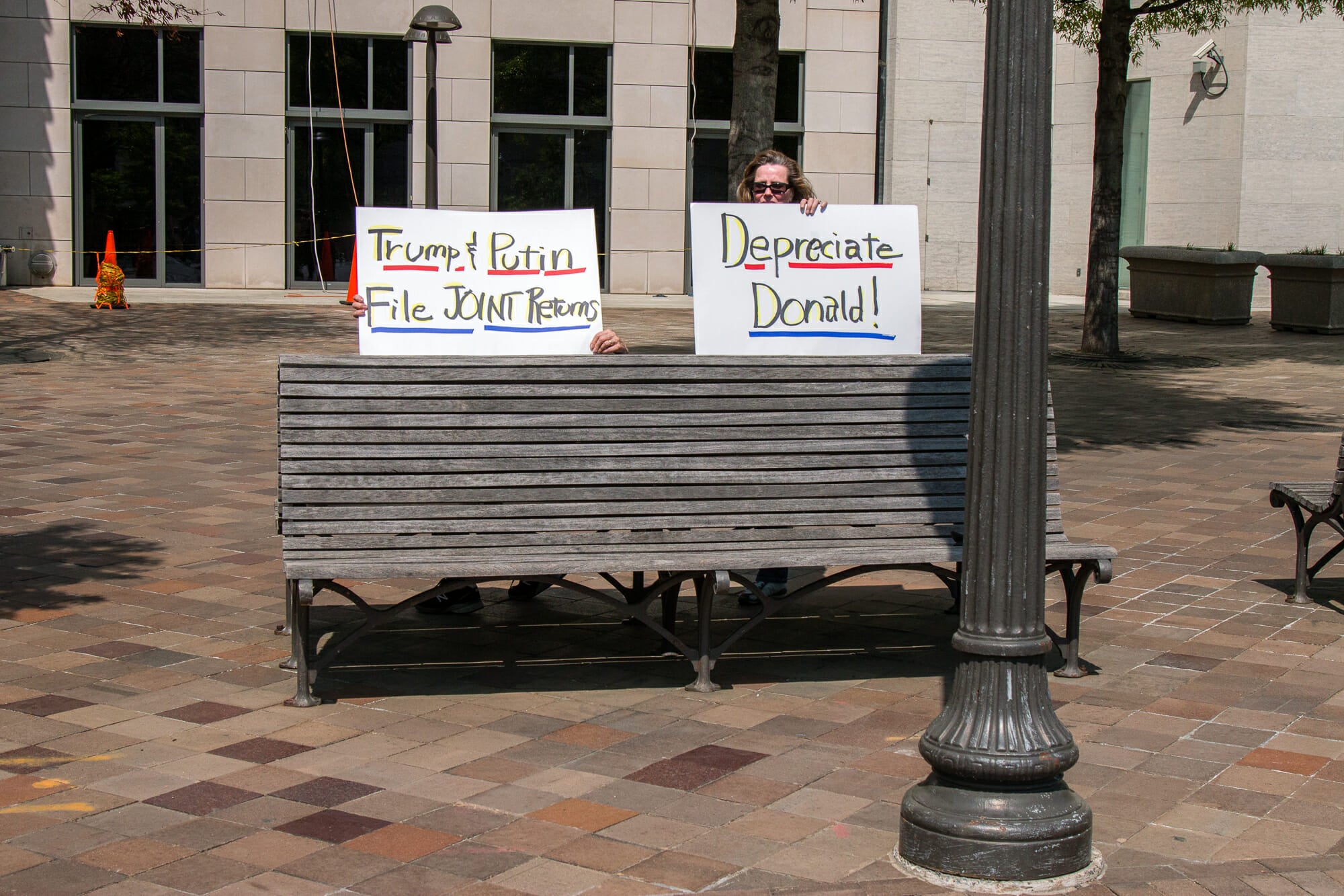 Tax Day protest against Trump