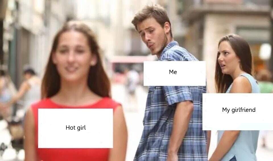 distracted boyfriend meme