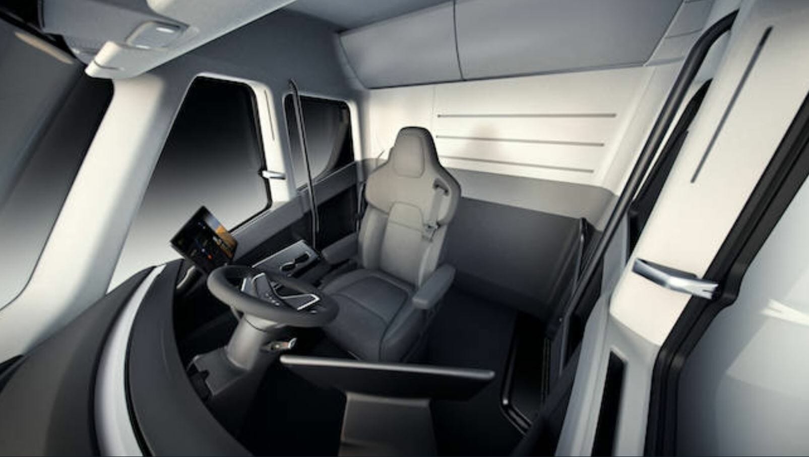 tesla semi interior