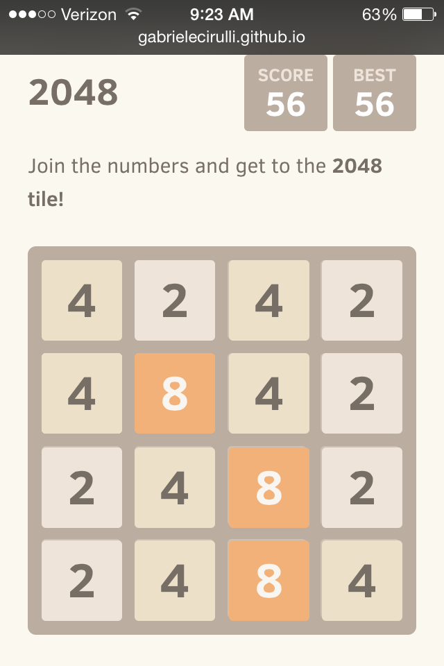 2048 pattern