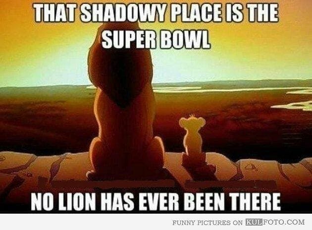 Detroit Lions Super Bowl meme Lion King