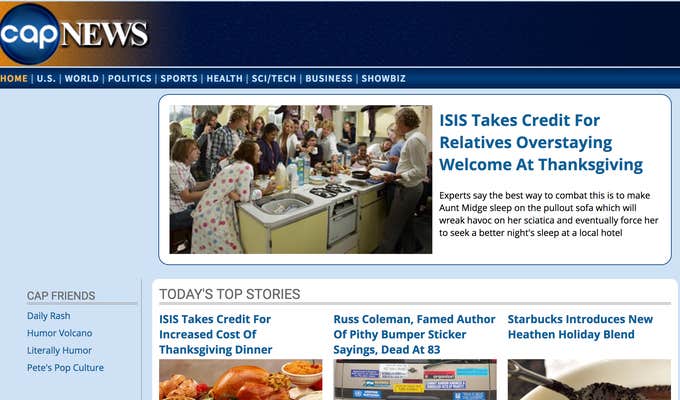fake news site : cap news