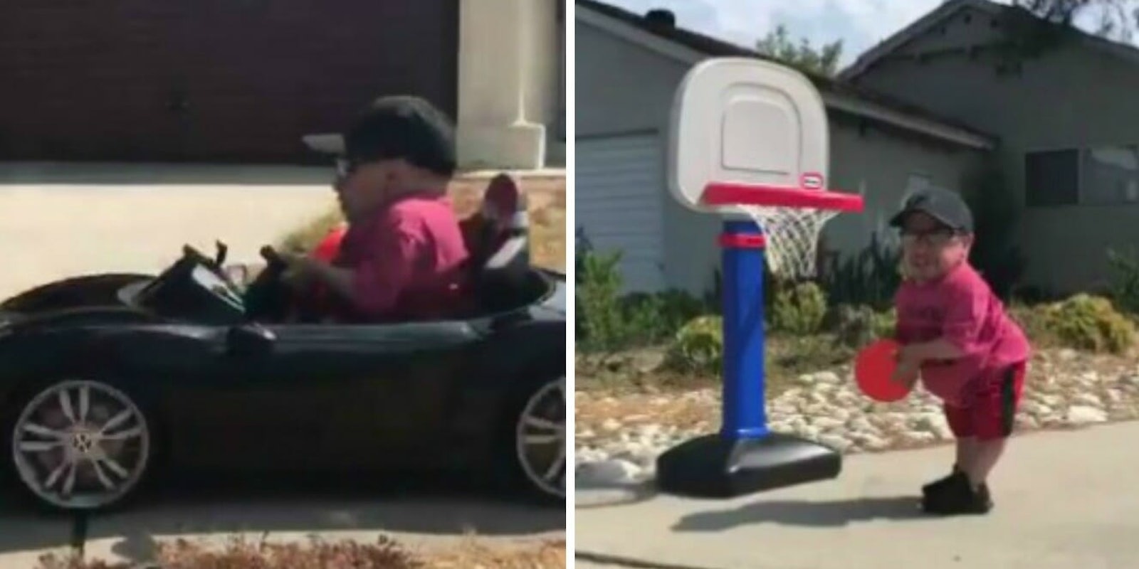 Verne Troyer Drive By Dunk Challenge