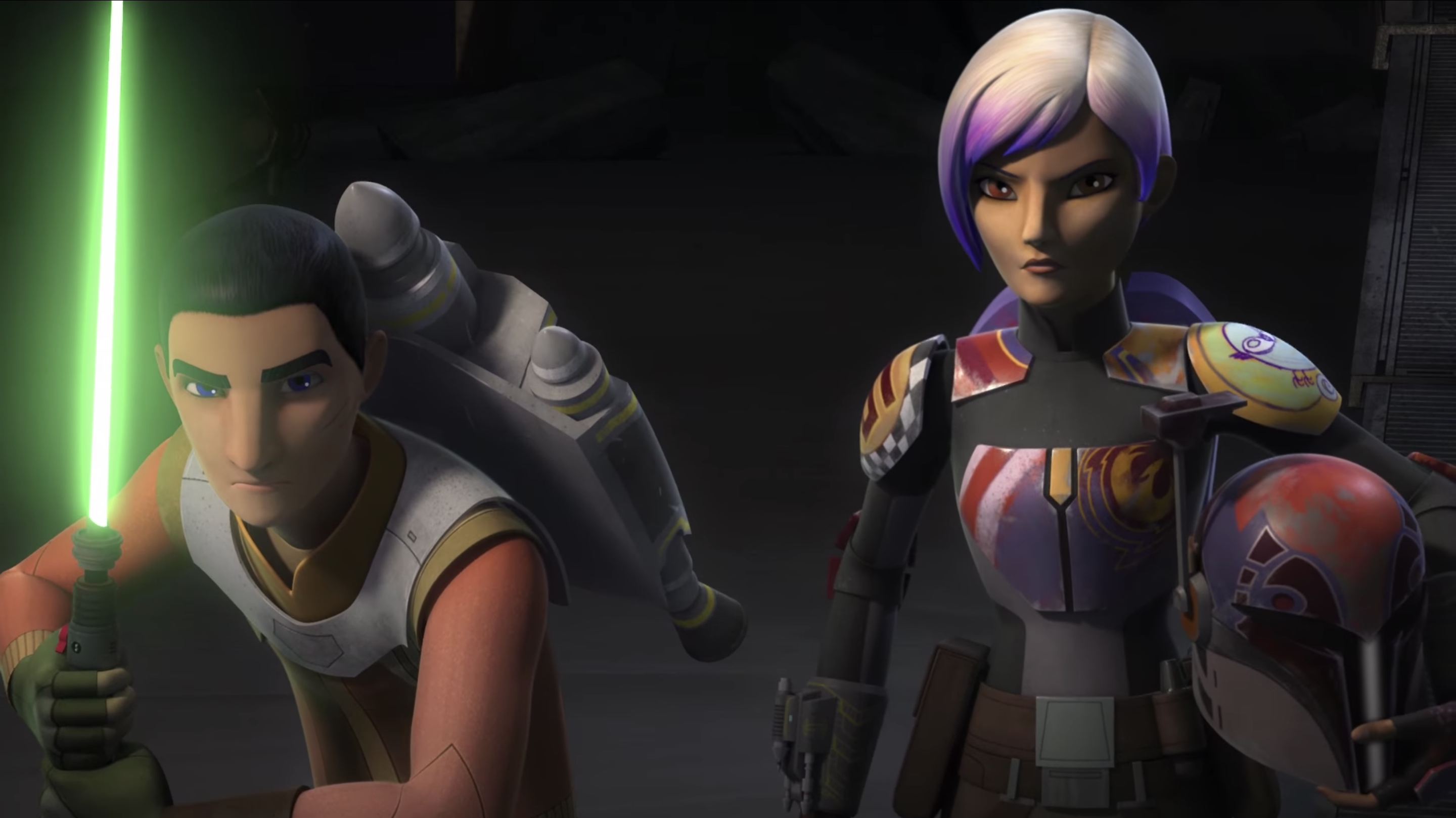 ezra brigadier and sabine wren star wars rebels