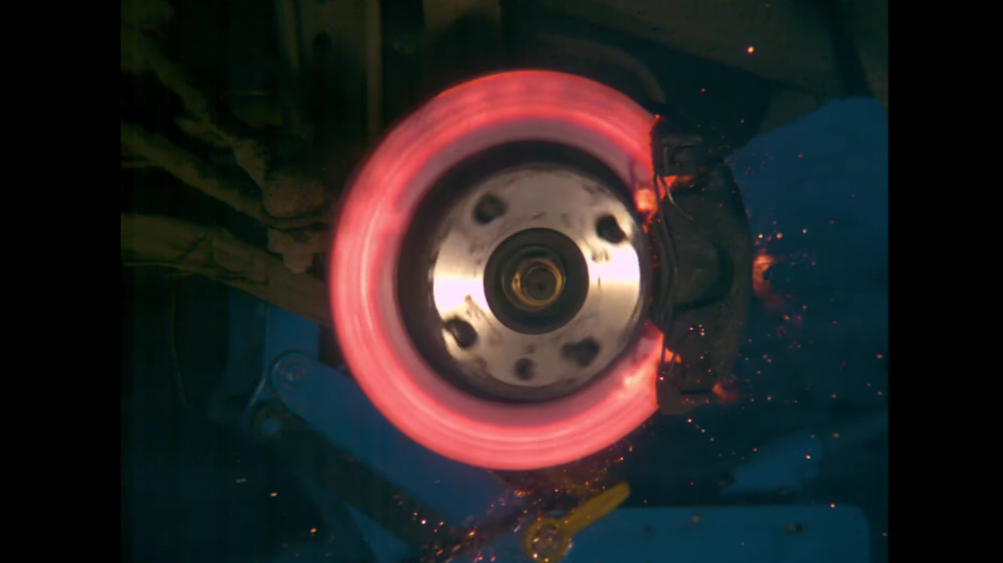 Watch a Brake Rotor Explode Violently