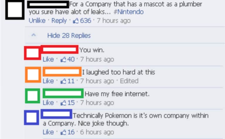 funny facebook posts