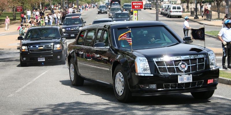 Presidential motorcade