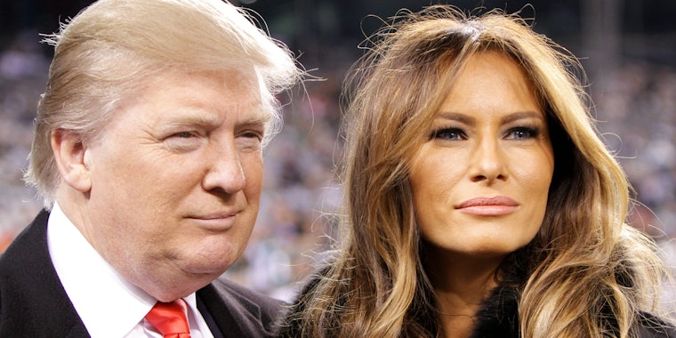 President Donald Trump and First Lady Melania Trump