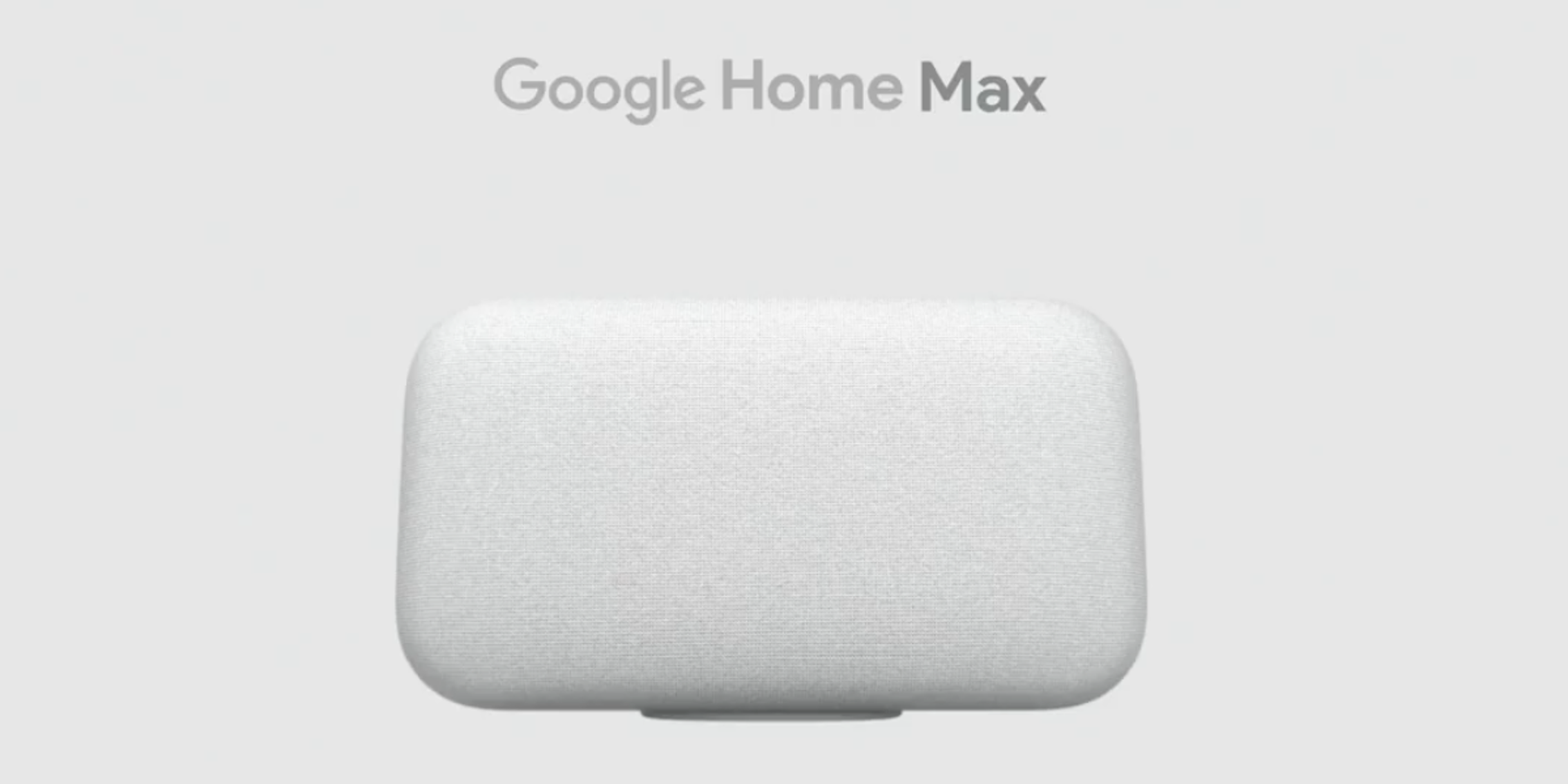 Google Home Max screen grab