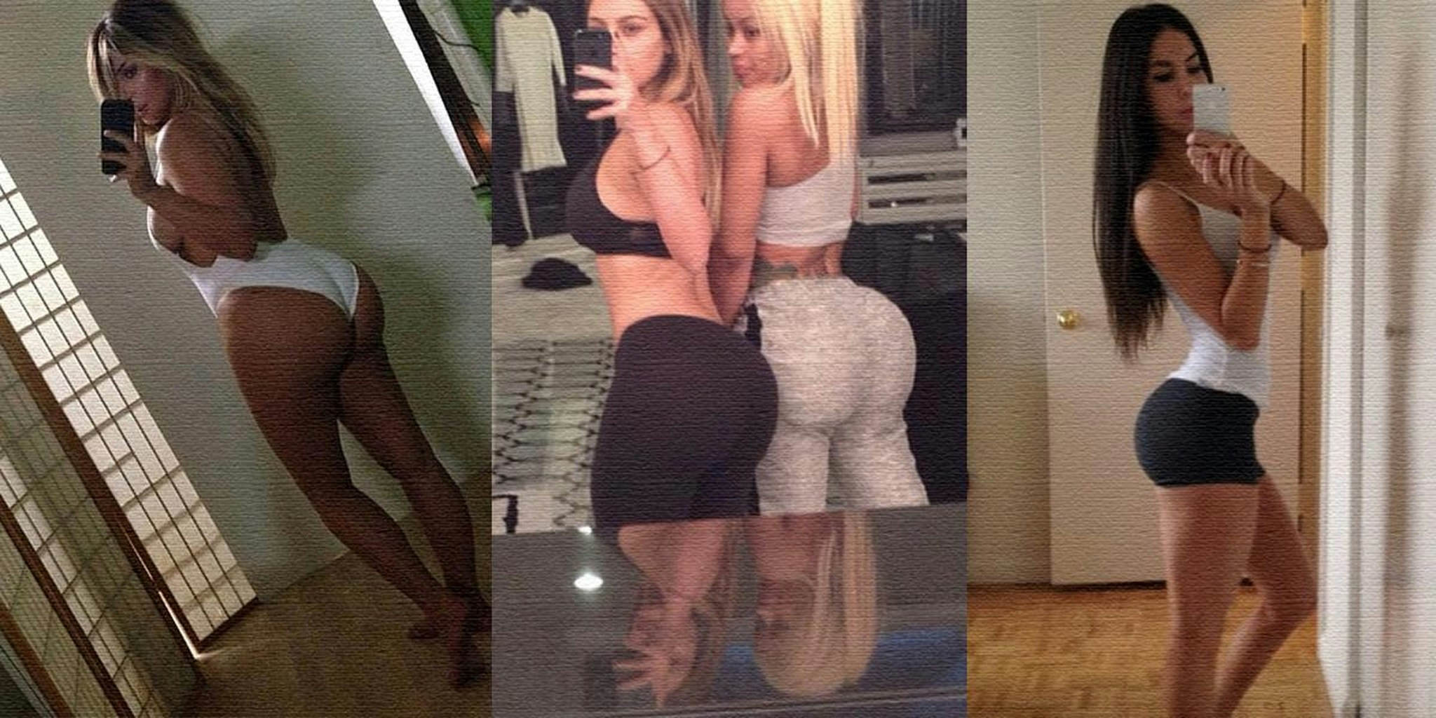 perfect ass butt selfies