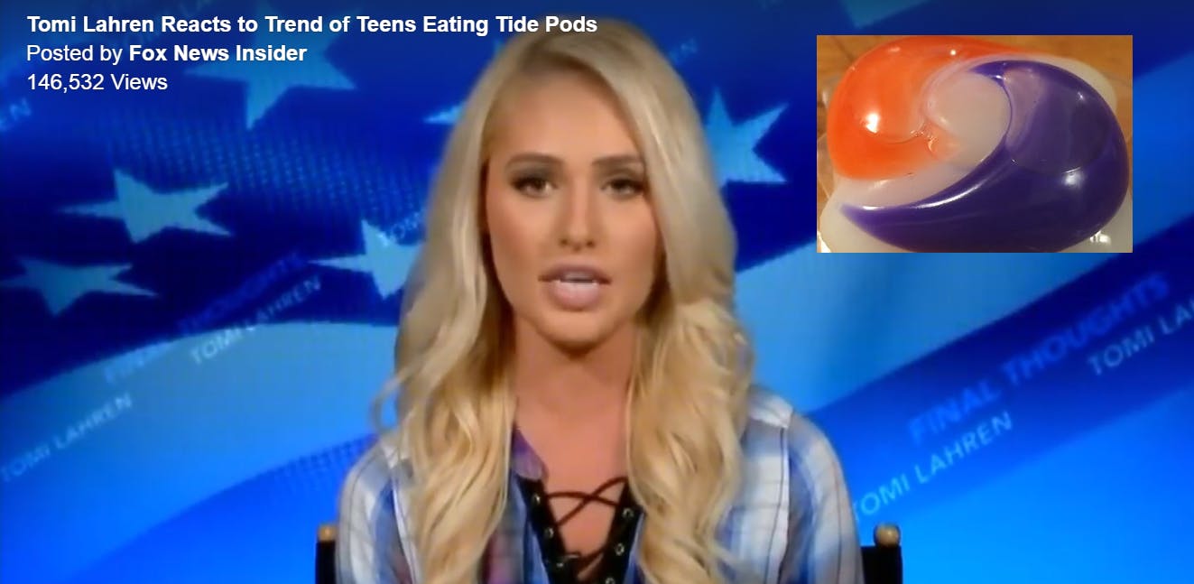 Tomi Lahren Thinks Tide Pod Challenge Comes From Liberals