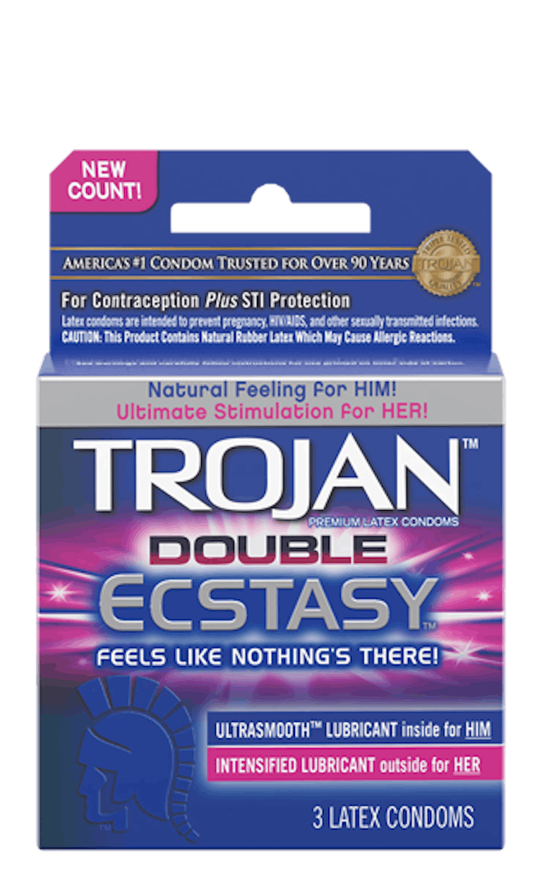best condoms : trojan double ecstasy