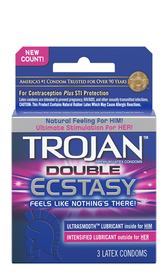 best condoms : trojan double ecstasy