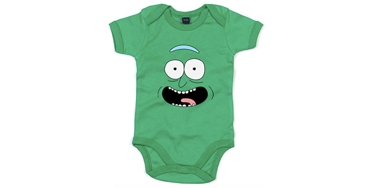 Funny Pickle Rick Poster Baby Grow Body suit Baby Suit Ideal Gift Unisex 2927 