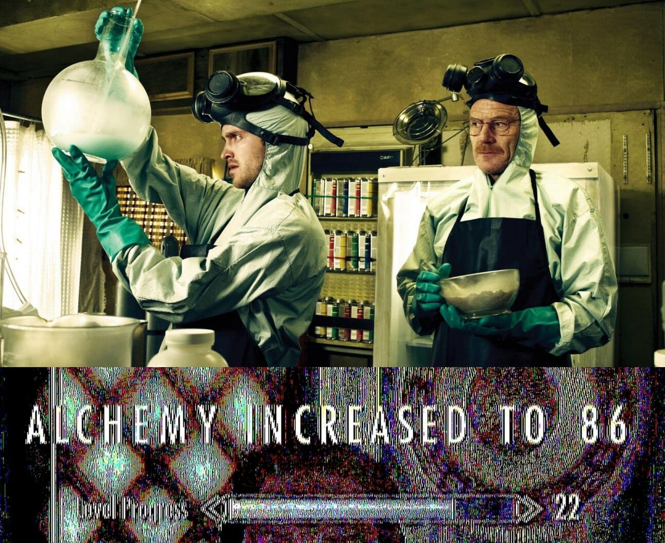 breaking bad skyrim alchemy meme