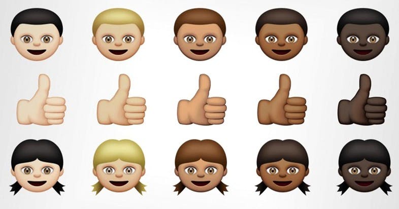 iOS 8.3's diverse emoji