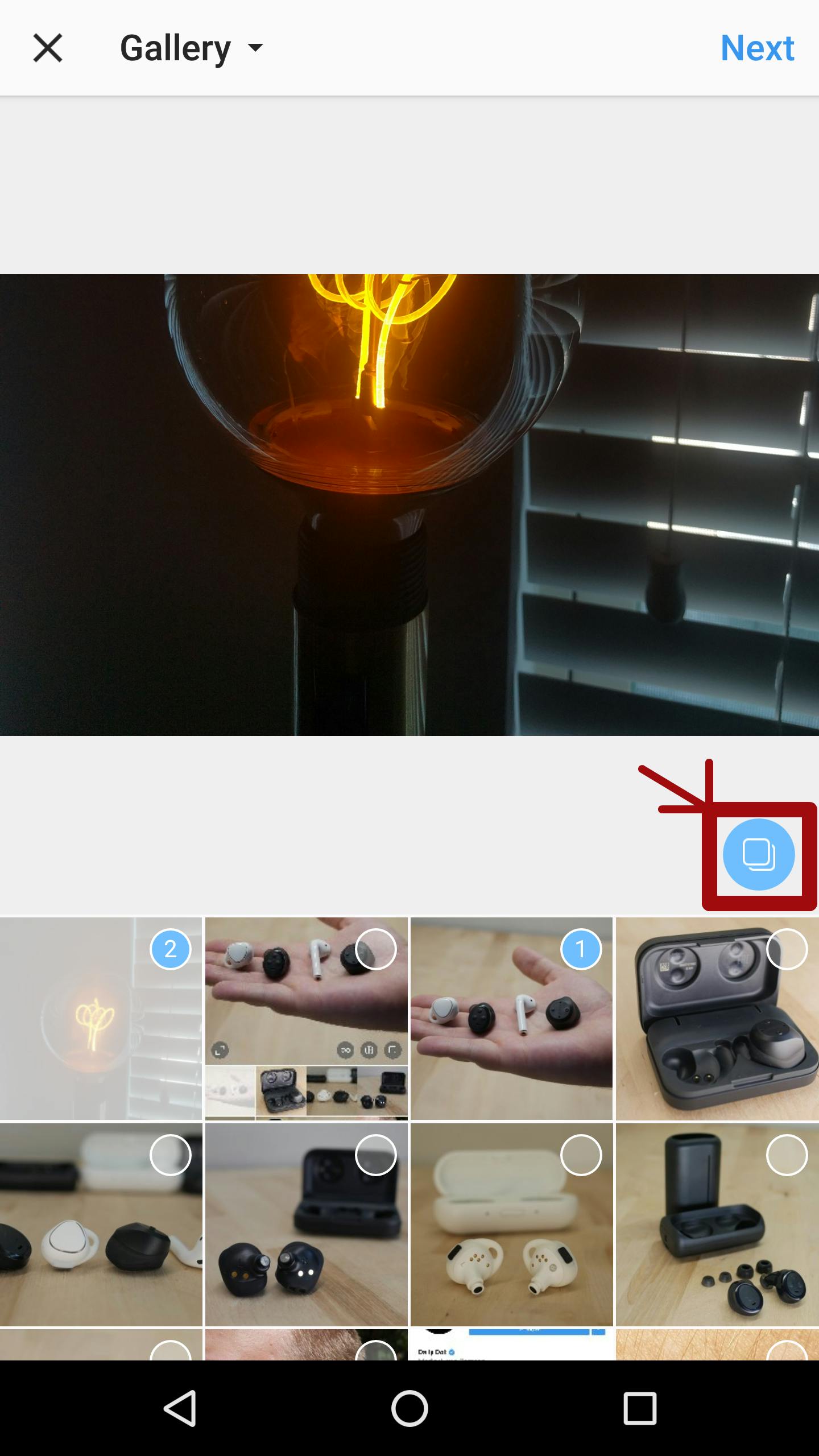 instagram albums upload multiple images