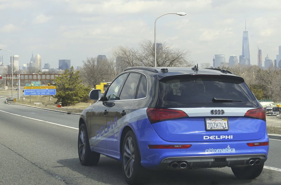 Delphi's driverless Audi