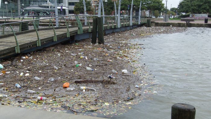 In 2010, trash overwhelmed the harbor.