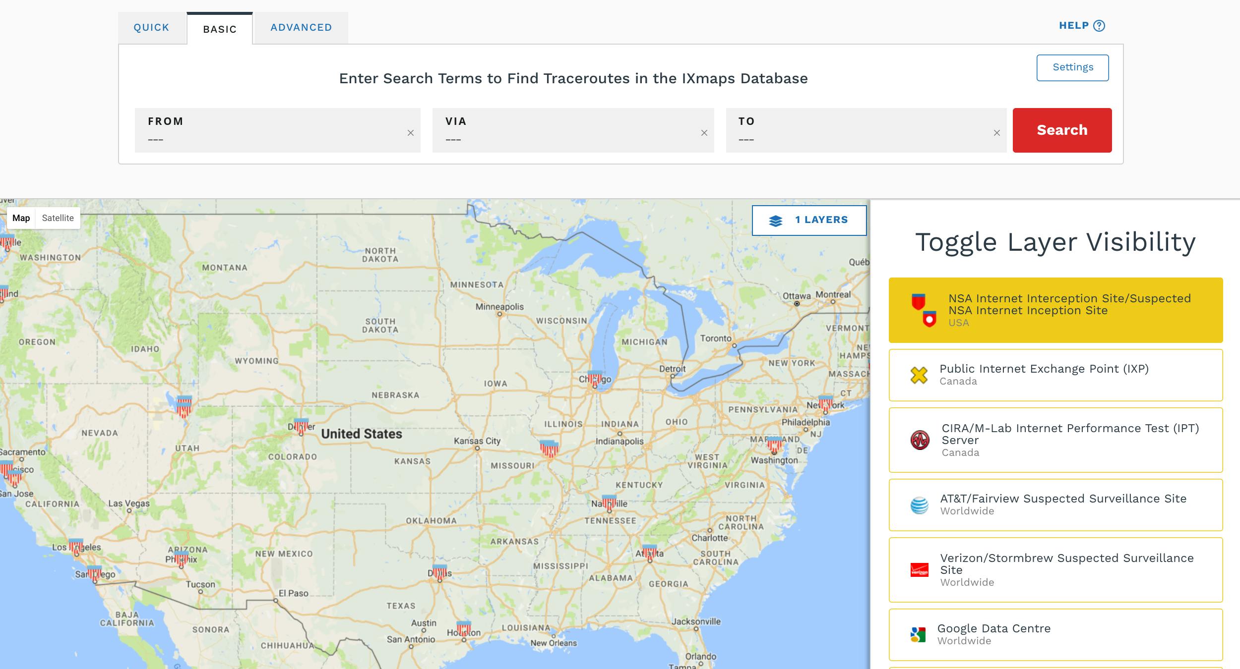 IXmaps shows where your internet data travels