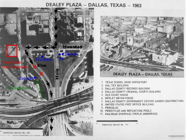 JFK files : JFK Motorcade Through Dealey Plaza