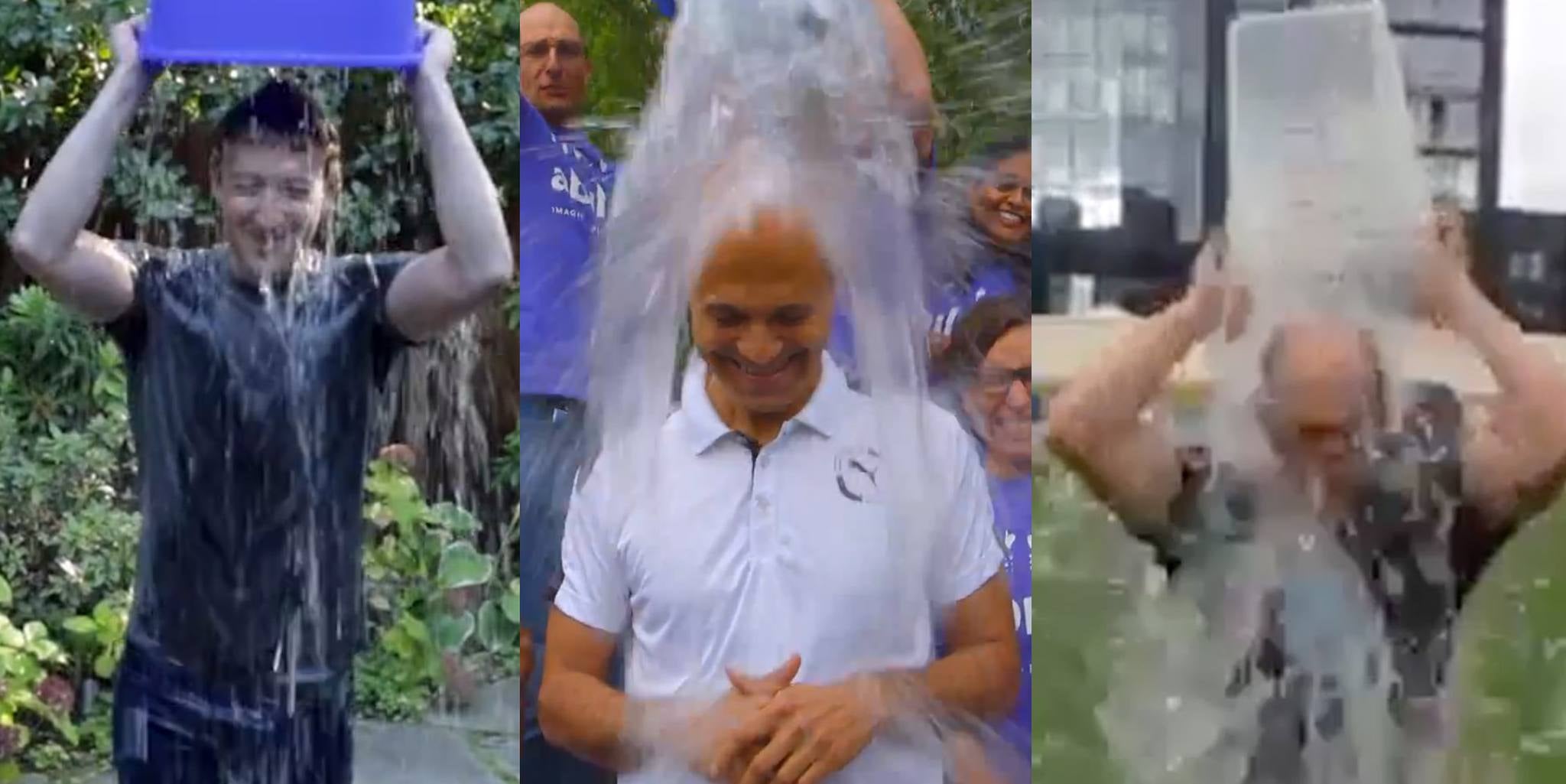 Tech CEOs are drenching themselves in ice water for charity