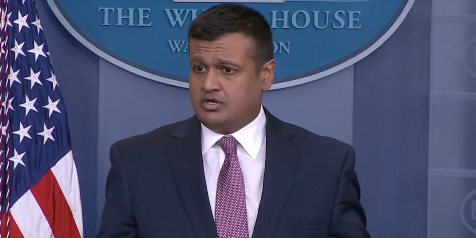 White House spokesperson Raj Shah said the administration should have 'done better' with dealing with the allegations against Rob Porter.