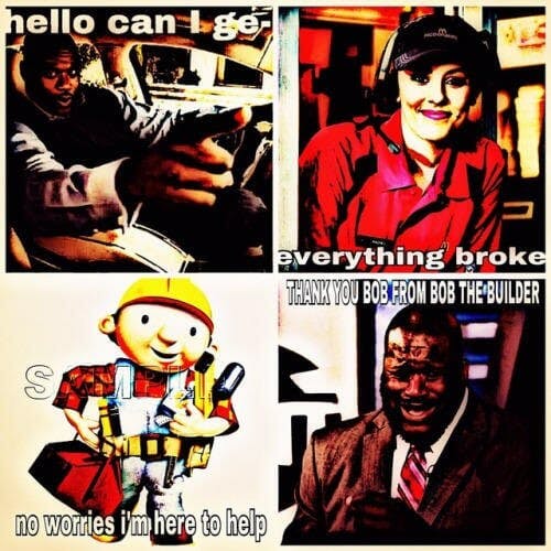 shaq bob the builder understandable meme