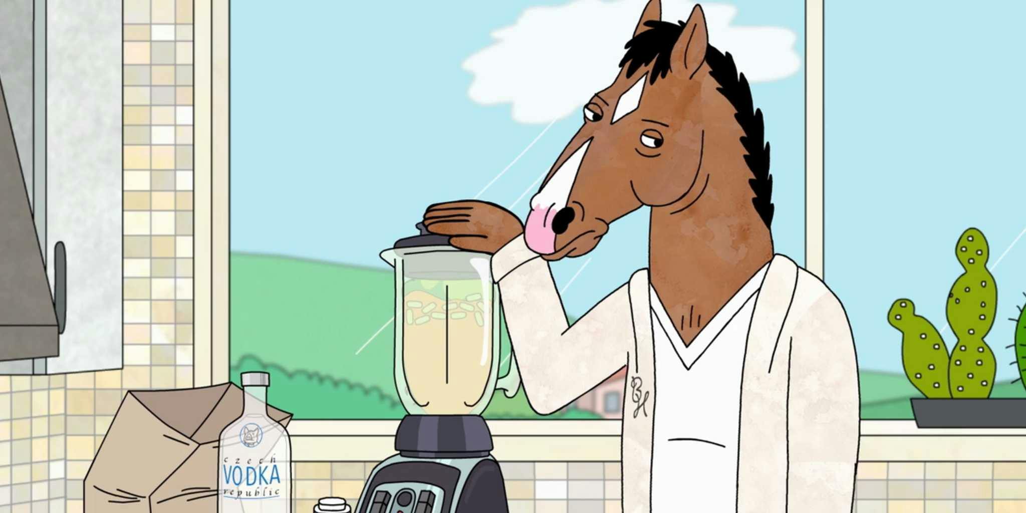 Лошадь пьет чай. Конь БОДЖЕК В халате. Конь БОДЖЕК Марго. Тодд конь БОДЖЕК.