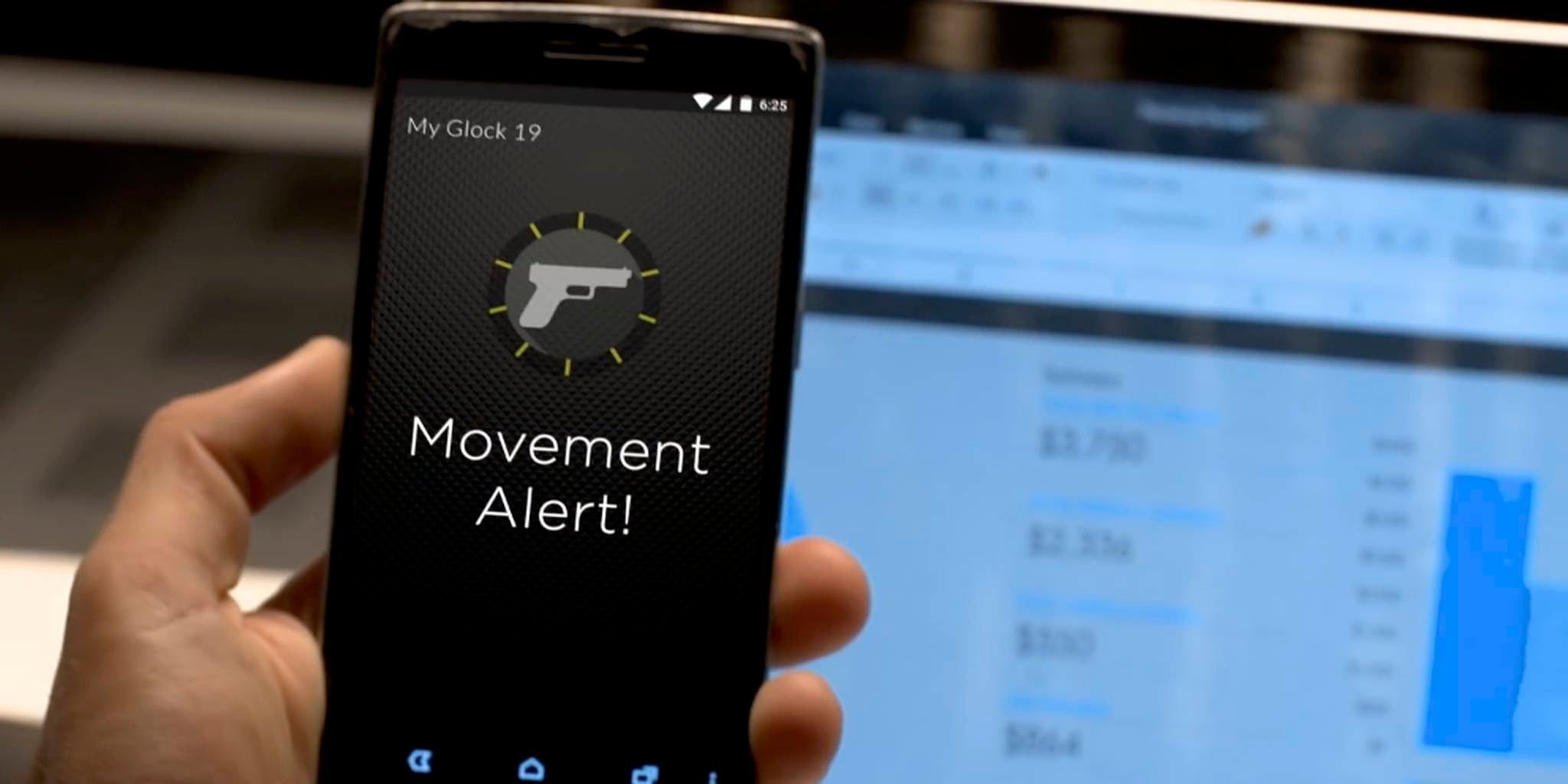 Zore is a smart gun lock that warns you when someone moves your firearm